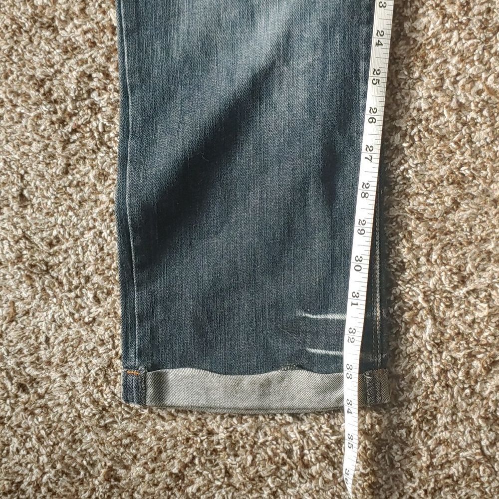 Y2K Ed Hardy Jeans Streetwear Embroidered Jeans Men's Size 32 - Picture 6 of 7